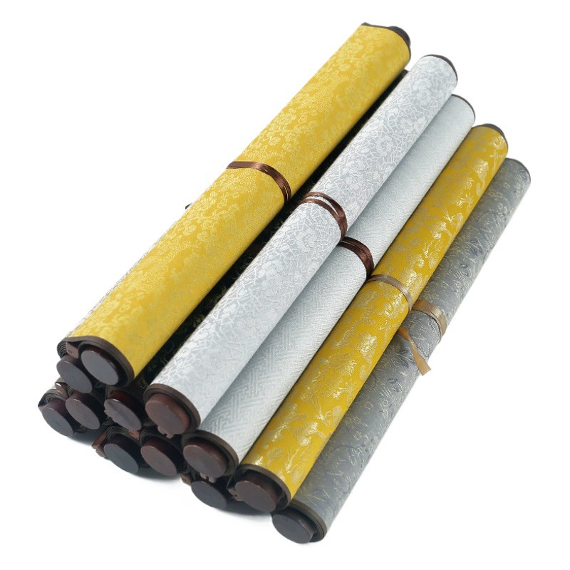 Оптовая Продажа с Фабрики Десять тысяч раз имитация Сюань парчи вода ткань для письма пустой рис символ сетка письмо кисть каллиграфия практика вода ткань для письма свиток