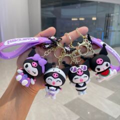 サンリオのクロミの子供の車のキーチェーンが可愛いです。