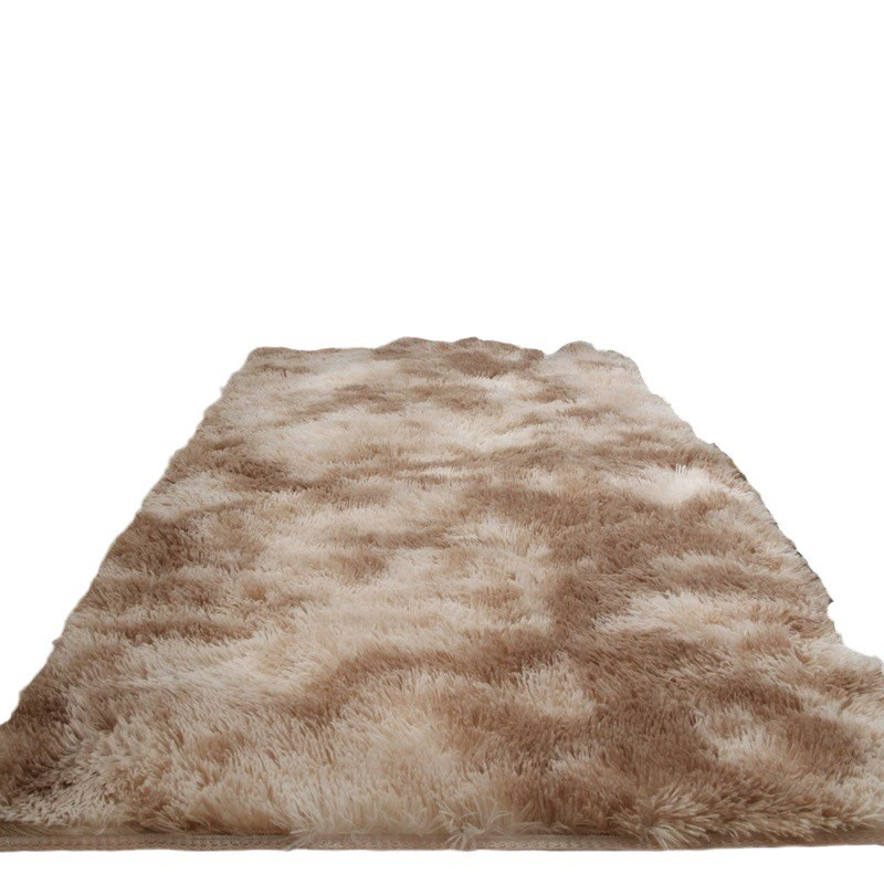 Трансграничная галстейная градиентная шелковая шерсть ковер полный магазин гостиная спальня простой ковер диван-кровать