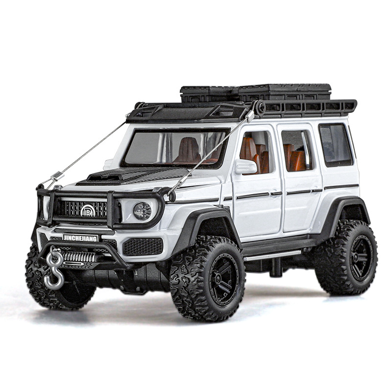 1: 32 Babos G550 modificación aleación modelo de automóvil todoterreno adornos estructura del automóvil ayuda didáctica de iluminación cognitiva