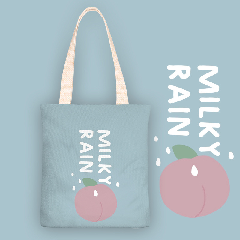 日系帆布袋包购物袋可爱小清新ins日韩少女原宿手提单肩包袋