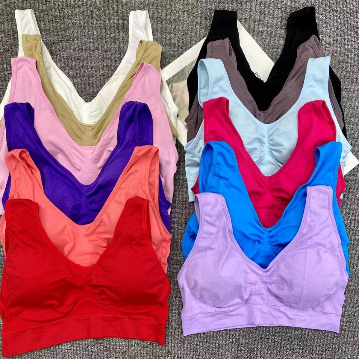 Nuevo chaleco sin acero, chaleco sin anillo de acero, ropa interior, chaleco de banda ancha, ropa interior sexy, sujetador de base