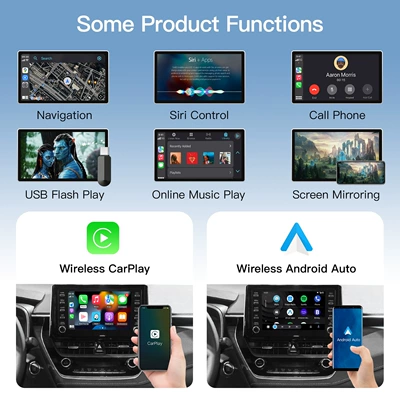 module cross-border, Simsiz CarPlay və Android Auto