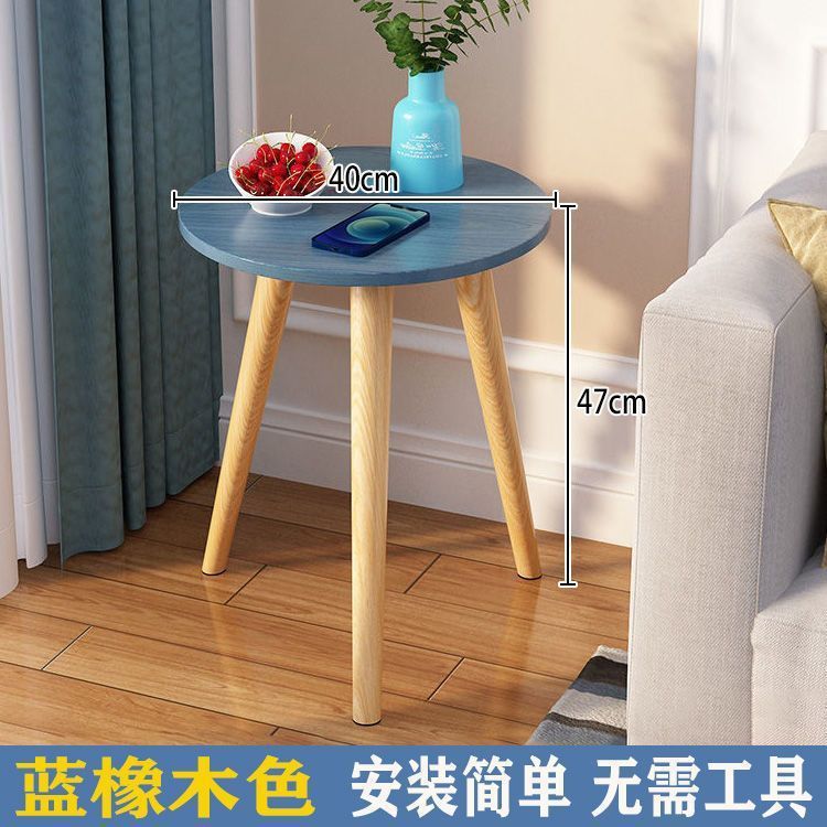 Mesa de té pequeño balcón mesa pequeña sala de estar doméstica pequeño sofá leche tienda de té mesa redonda simple mesa de café