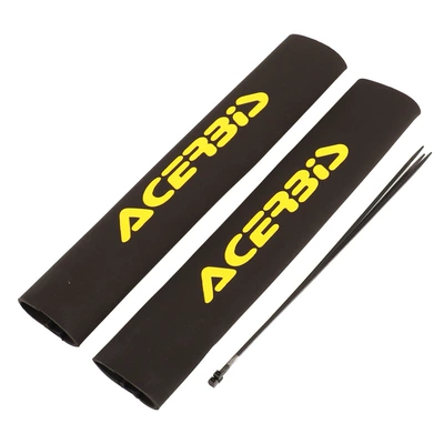 Off-Road Motorcycle Electric Vehicle Atv Motosiklet ləvazimatları və aksesuarları - front-shock-absorber-cover-black-background-with-yellow-characters-velcro