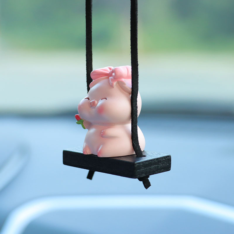 Cross-border e-commerce for creative piggy car interior pendants car ornaments car pendants decorative pendants