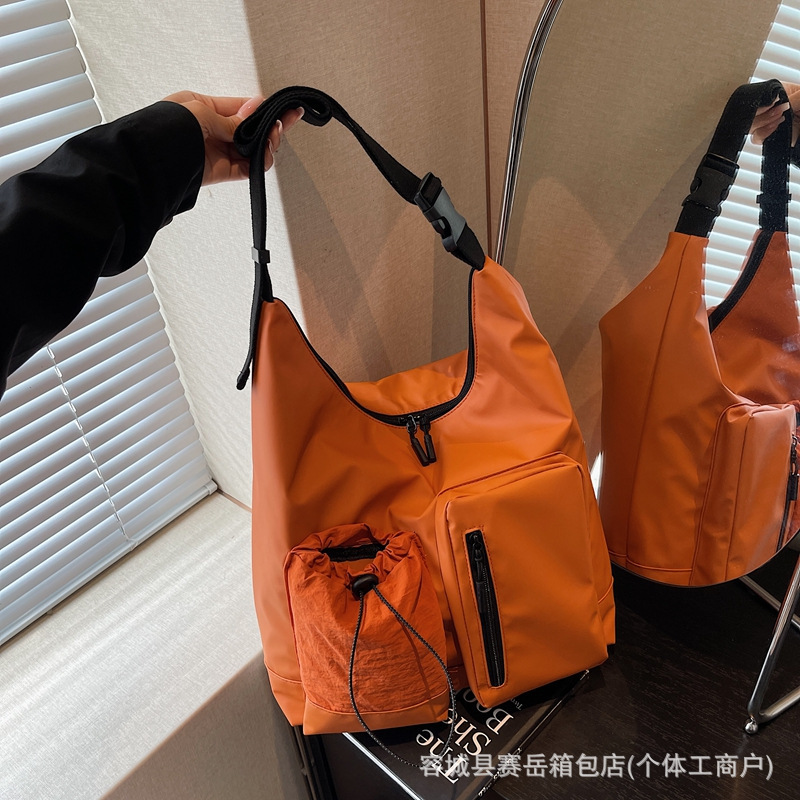 MY大容量休闲托特包健身斜挎包轻便防水多口原创设计肩包时尚潮流|undefined