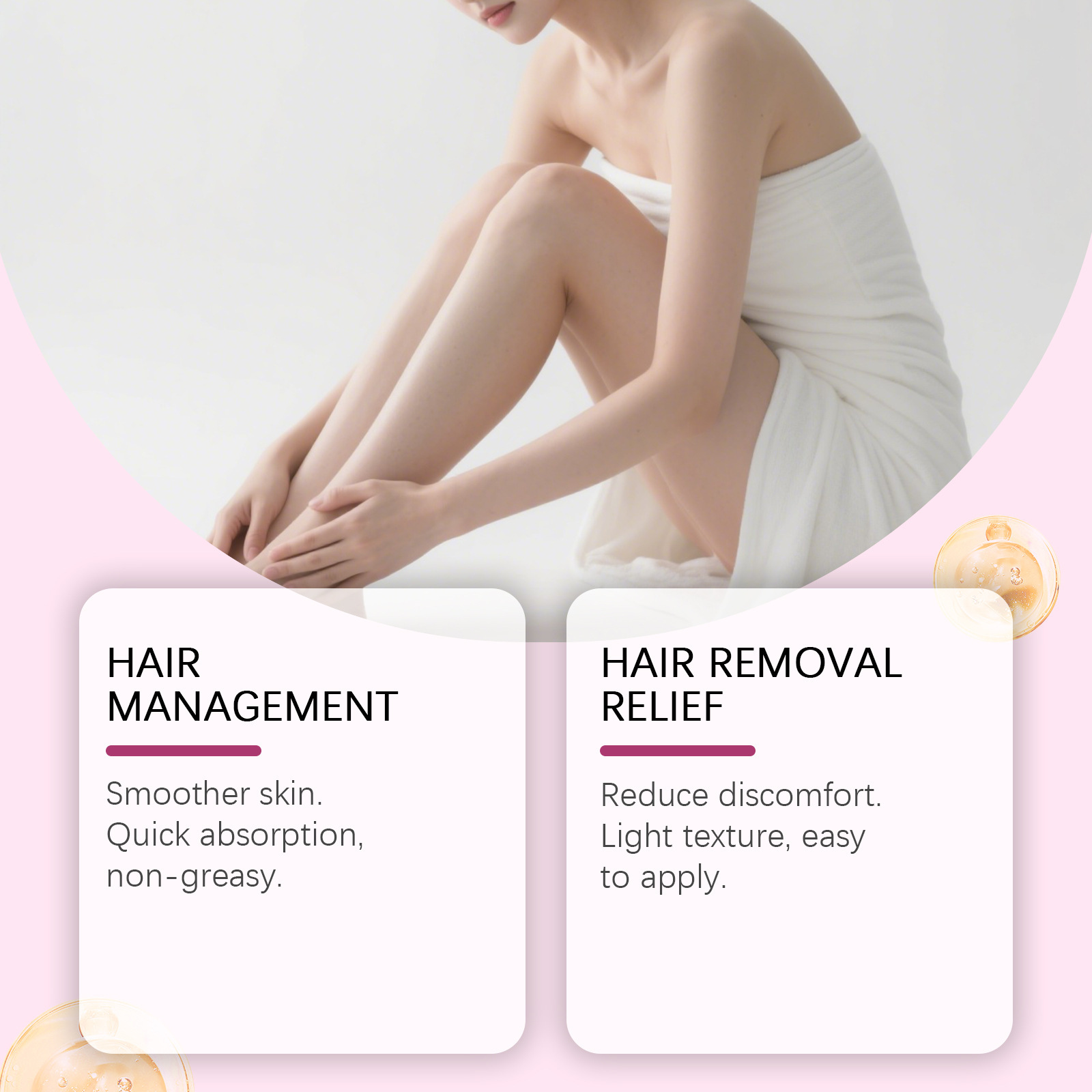 OceAura Depilación Aceite Essencial Gentle Skin Care Limpieza suave depilación hidratante aceite esencial de cuidado diario