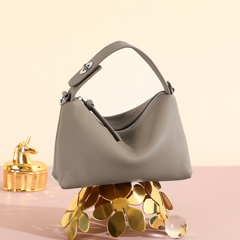 Top Grain Cowhide Leather Bag For Women 2026 New Arrival Genuine Leather Luxury Designer Shoulder Bag Handbag - Thumbnail 4