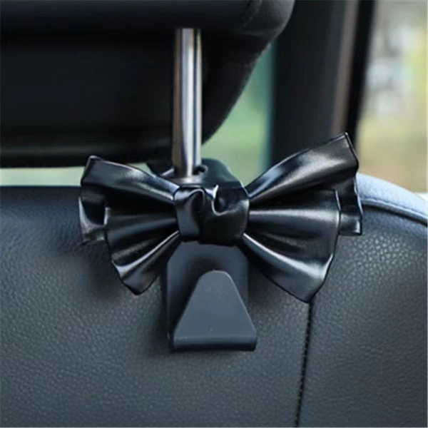 With bow, black