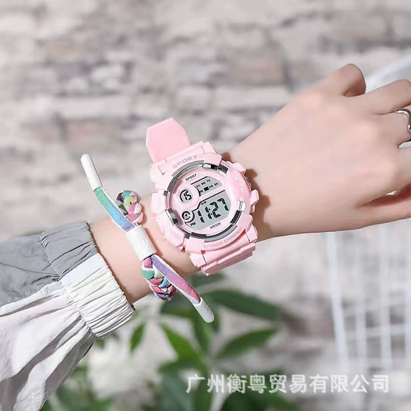 Universal electronic waterproof men's watch for men and women, wholesale