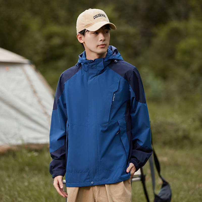 Mountain Jacket 2024 Men's and Women's Windproof Waterproof Jacket Outdoor Travel Mountaineering Suit Jacket with Logo Printing