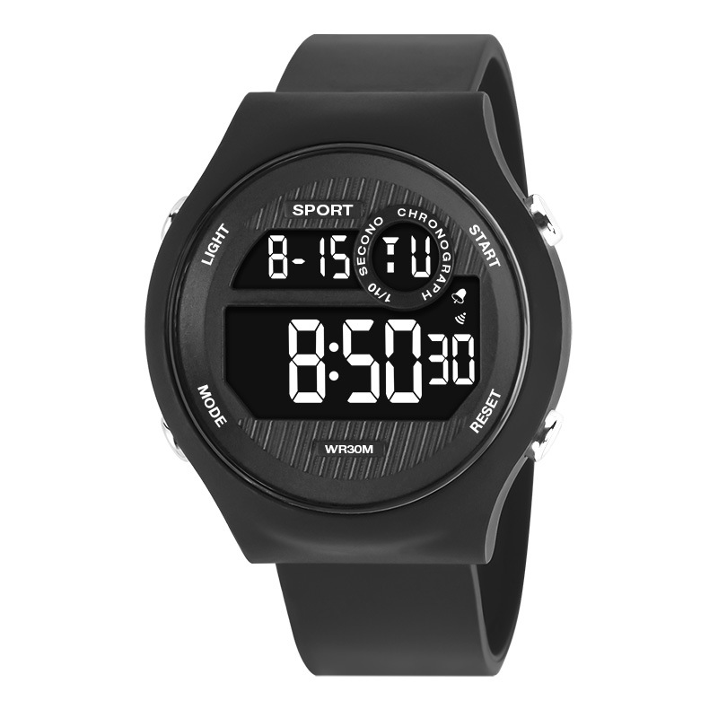 Reloj electrónico de alarma luminosa de sincronización al aire libre de moda reloj electrónico de todos los partidos para hombres y mujeres reloj electrónico de estudiante de secundaria al por mayor