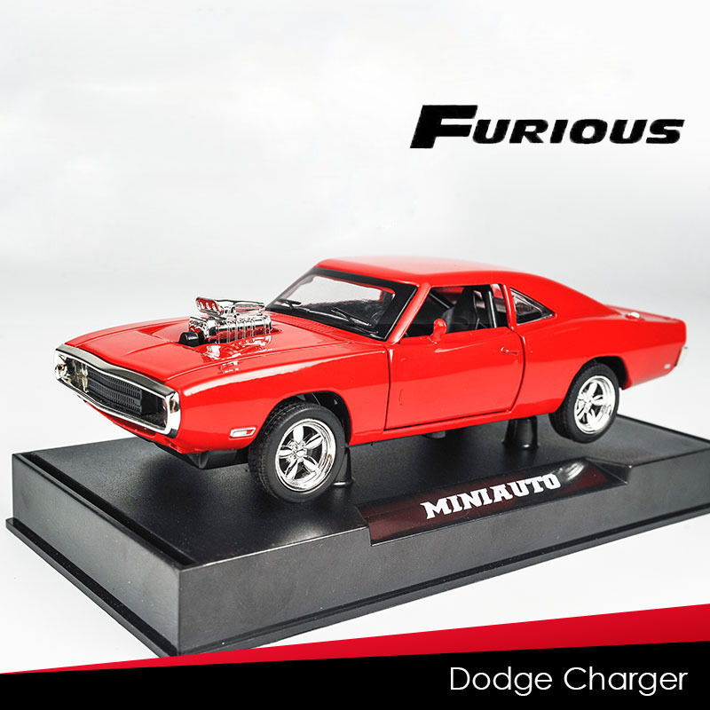 Jianyuan aleación modelo de coche 1:32 Dodge caballo coche deportivo con sonido y luz Tire hacia atrás juguete coche música modelo decoración colección