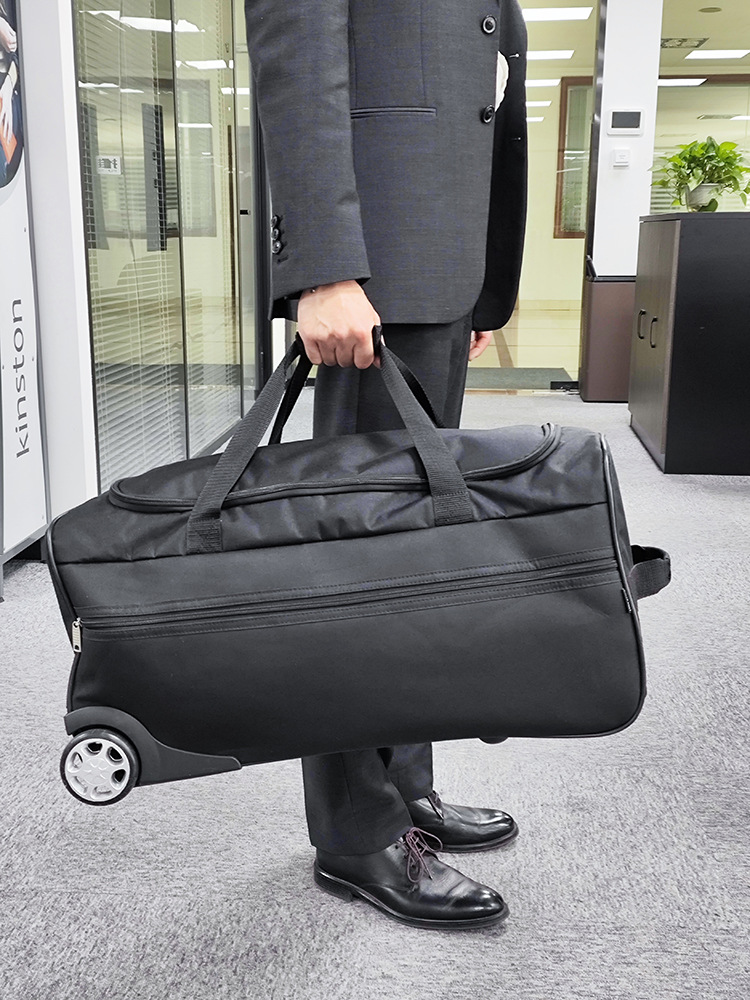Kinston nueva bolsa trolley maleta de viaje de gran capacidad bolsa de viaje trolley maleta ligera para hombres y mujeres