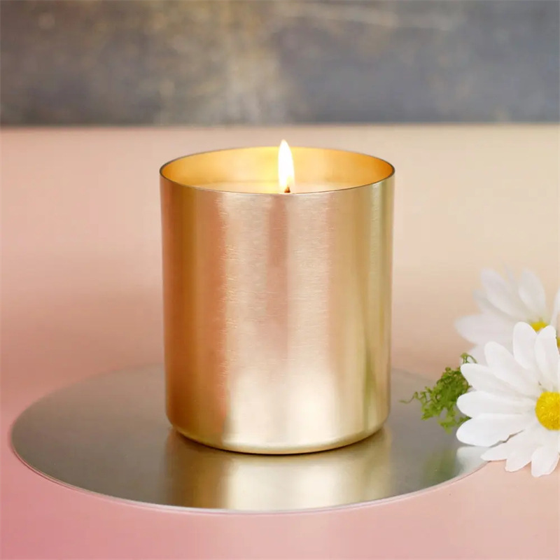 Latas de vela aromática navideña estilo europeo de aluminio pequeñas para decoración de bodas y hogar envase vacío image 3