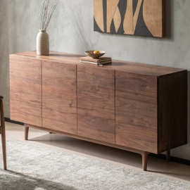 北美黑胡桃全实木餐边柜斗柜现代简约复古电视地柜收纳储物玄关柜