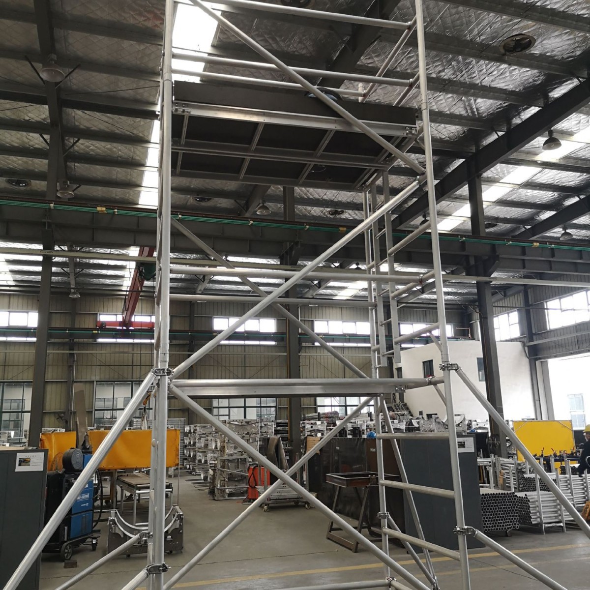 佛山厂家外销直供快装铝合金脚手架配件 扣件阿里亚马逊脚手架及