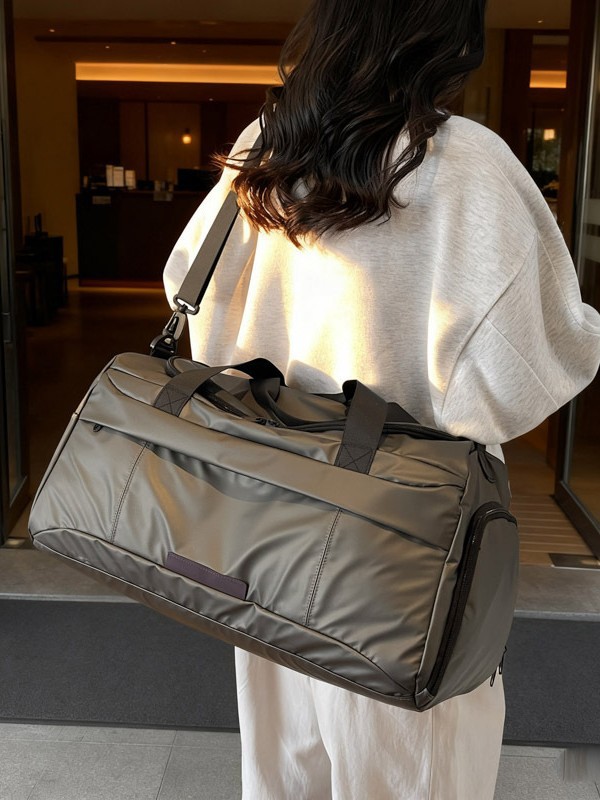 Bolsa de deporte transfronteriza bolsa de fitness deportiva de hombro separación seca y húmeda para hombres y mujeres bolsa de viaje bolsa de yoga logotipo personalizado