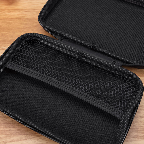 Portable rectangular EVA headphone bag, mobile hard drive zipper bag, data cable storage bag, power bank protective case