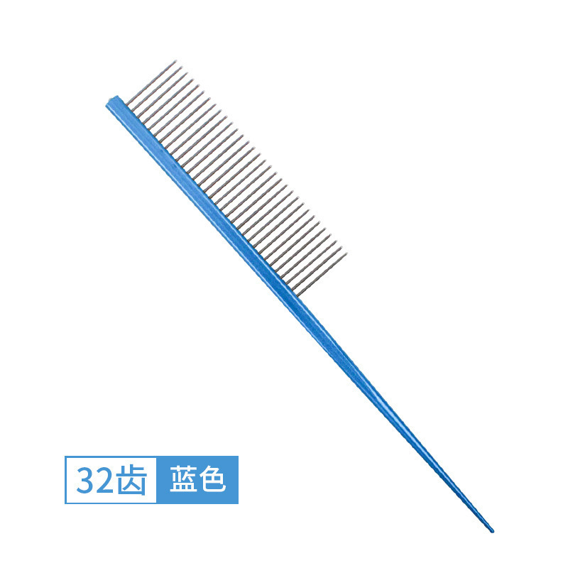 파란색 얇은 치아 사각형 손잡이 (opp)