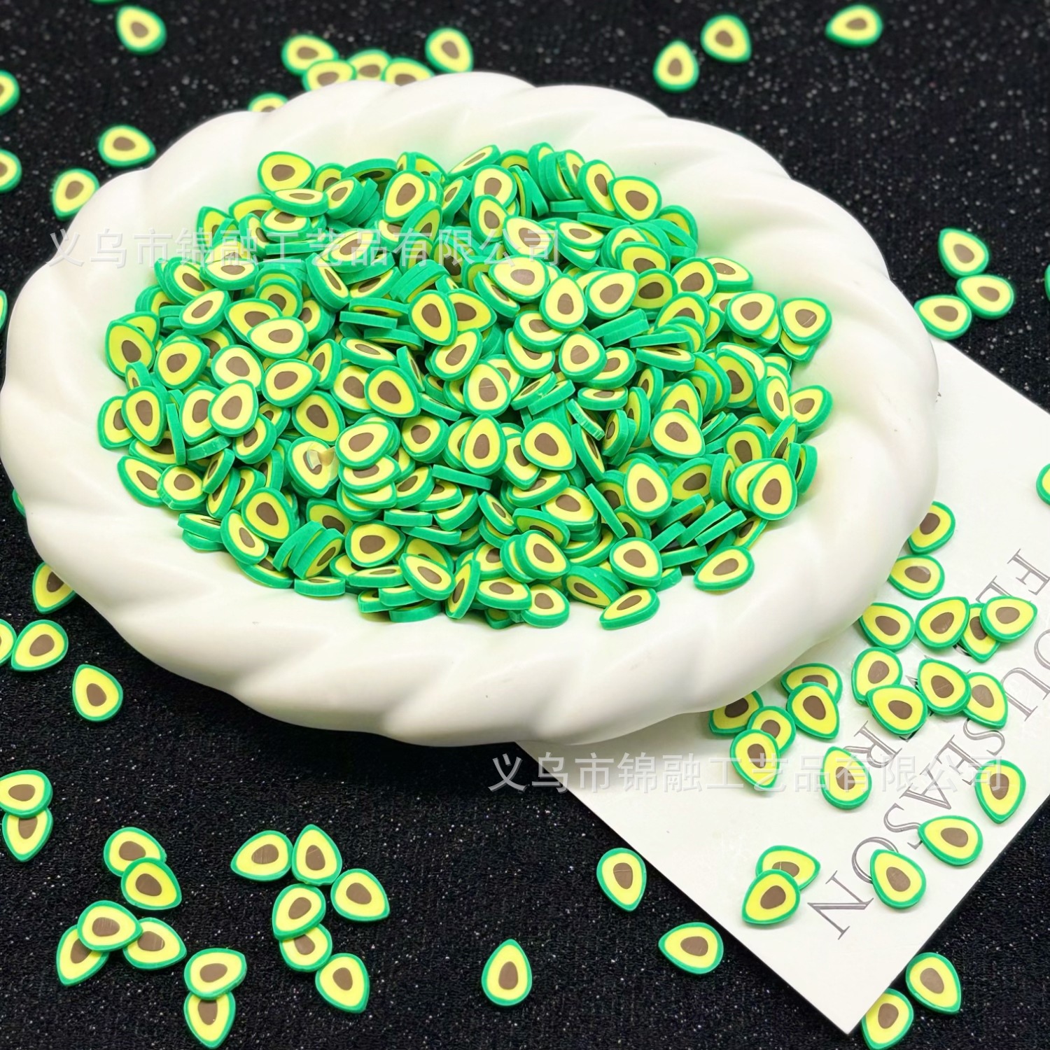 Cantaloupe soft clay slices