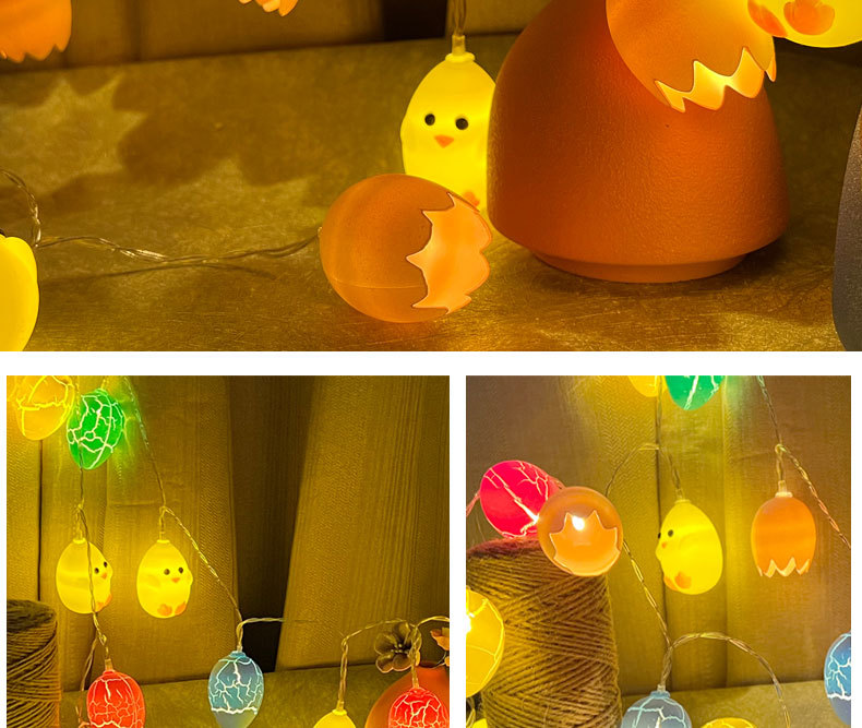 Classic Style Shiny Color Block Plastic Indoor Party Lightings display picture 2