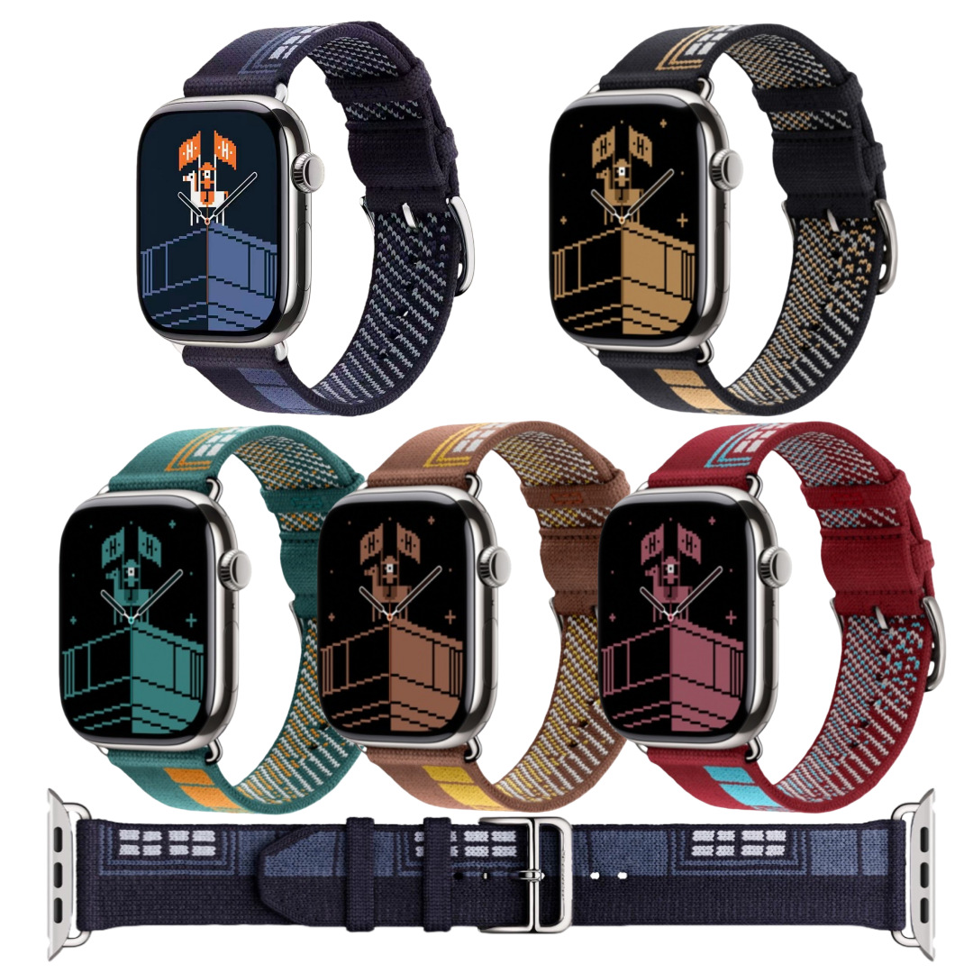 Classic woven Apple Watch S11 band, nylon band for Apple Watch 78912.