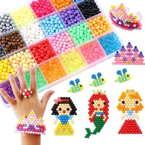 Mysterious Water Mist Magic Bead DIY Handmade Magic Beads Children's Water Soluble Beads Puzzle Brain Teaser Toy Cross-border