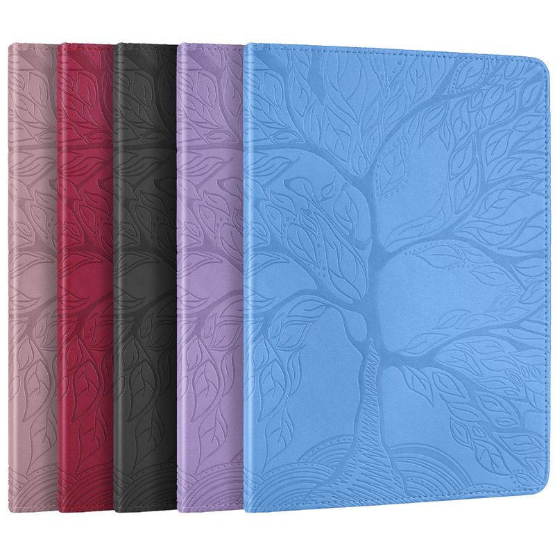 Suitable for Xiaomi 6 Tablet Leather Case Life Tree Embossed 360 Rotating Bracket Samsung T290 Anti-fall Protective Shell Sleeping Suitable for Xiaomi 6 Tablet Leather Case Life Tree Embossed 360 Rotating Bracket Samsung T290 Anti-fall Protective Shell Sleeping