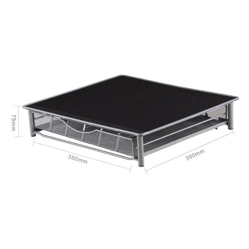 Organizador metálico de cápsulas de café Dolce Gusto, diseño de cajón creativo, soporte elegante para cocina o cafetería