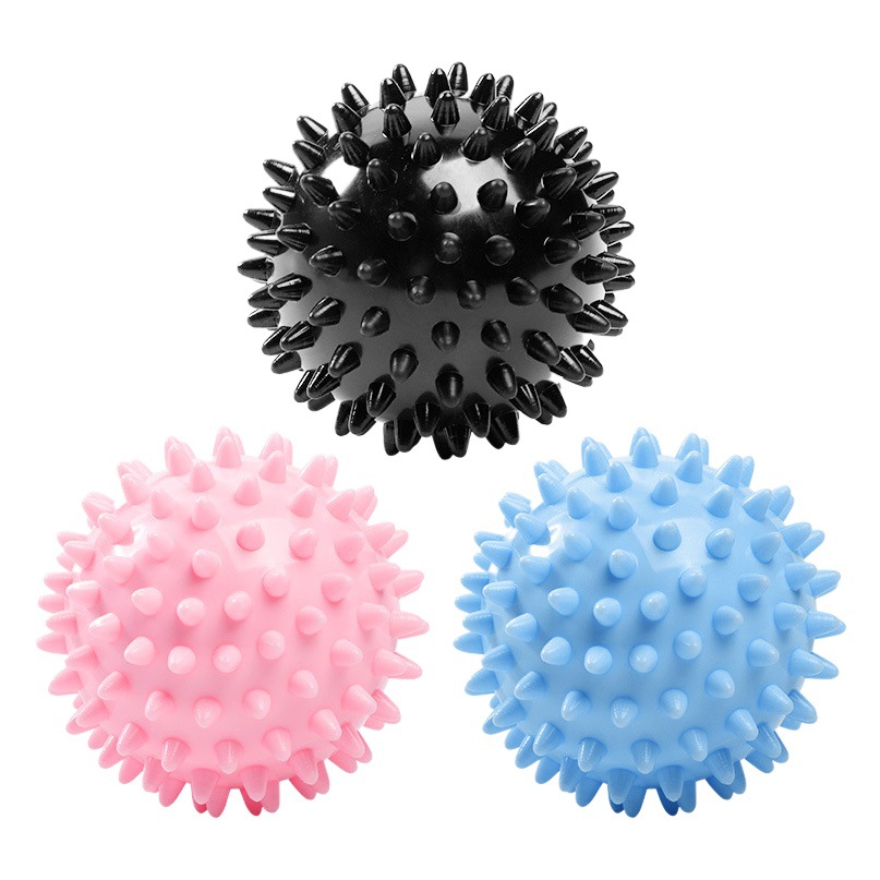 Erizo masaje bola yoga fascia bola deportes fitness músculo relajación masaje palo hombro cuello pierna pie Meridian Ball