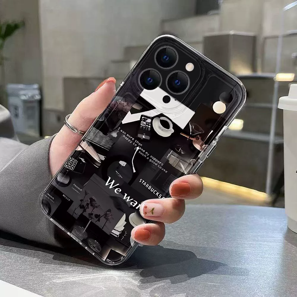 Apple, кофе совместимый iphone16, космический чехол для телефона, 16промакс, 13