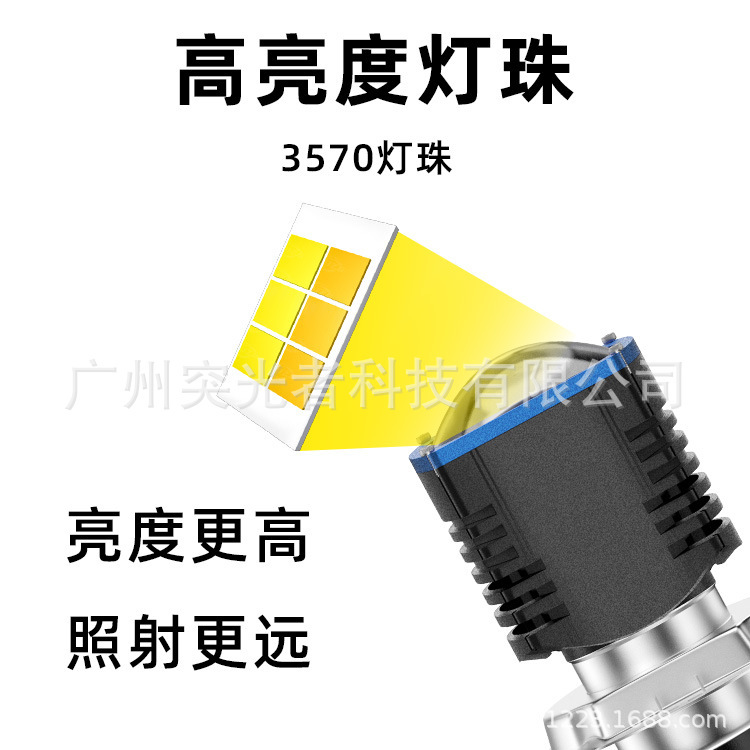 TGZ 工場直販オートバイ LED ヘッドライト H4 H6 BA20D 12 ワット高輝度スポットライトデイタイムランニングライト|undefined