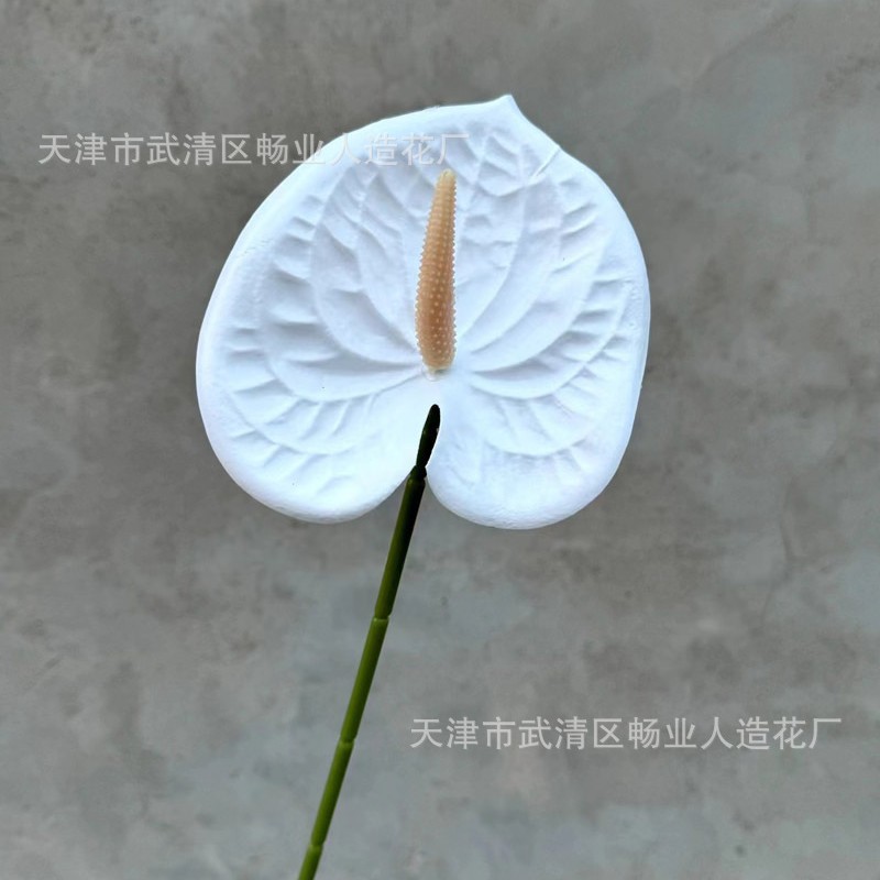 Flores artificiales blancas al por mayor para bodas, decoraciones de flores falsas, accesorios para techos de hoteles, flores artificiales blancas para celebraciones de bodas en salones de boda. image 17