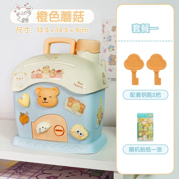 Blue, with little bears