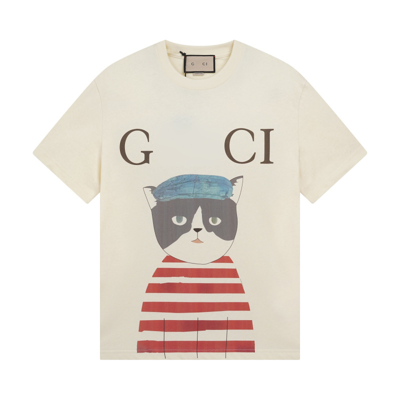 GU クロスボーダー ハイバージョン 25SS 新しい楽しいシリーズ 男女兼用の多用途プリント半袖 T シャツ|undefined