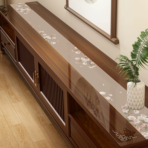 Peach Blossom Transparent PVC