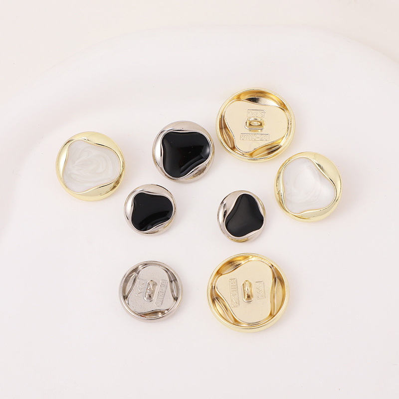 Zinc Alloy Round Combination Buttons Chiffon Cardigan Windbreaker Suit Buttons Clothing Accessories Manufacturer Wholesale
