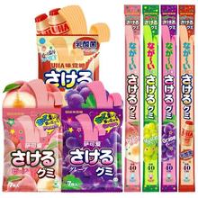 日本进口UHA悠哈萨可爱果汁软糖手撕软糖果休闲零食32.9g水果软糖