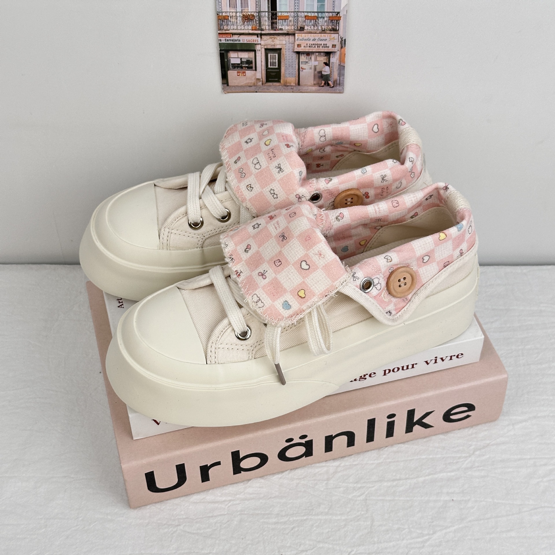 Yuanbo Xiazhong Design Sense Canvas Zapatos Mujer 2025 Verano Dos ropa Zapatos blancos finos transpirables Todo fósforo