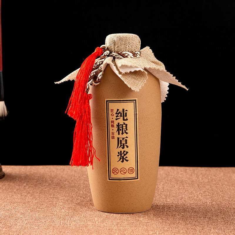 食糧の元の糊の酒のガラスの瓶の空の瓶の1斤は酒の壺の酒の道具の家庭に入って贈り物をします。|undefined