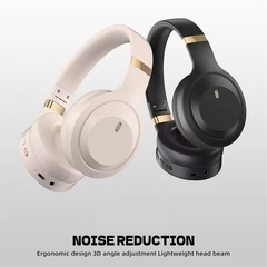 アクティブノイズリダクション ANC ヘッドマウントワイヤレスヘッドセット Bluetooth ゲーム通話携帯電話コンピュータに適した有線ヘッドセット