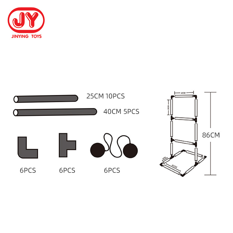 Amazon Supply escalera de golf de juguete para niños estante de escalera Bola de colisión estante parabólico Juego de Pelota de lanzamiento