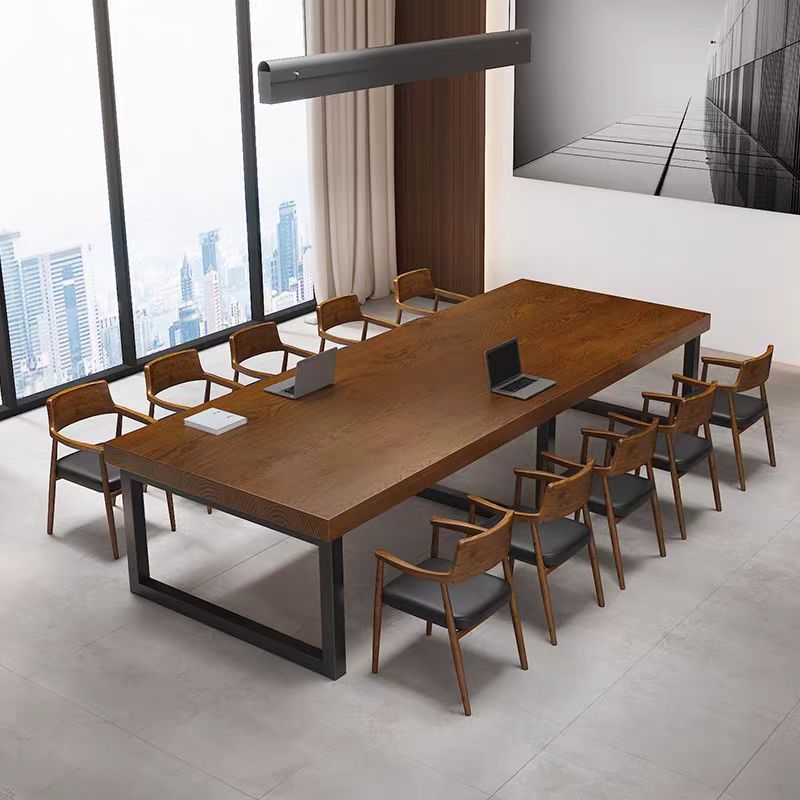 Conference Table Simple Modern Business Negotiation Long Table Staff Training Table Thickened New Combination Desk Rectangular