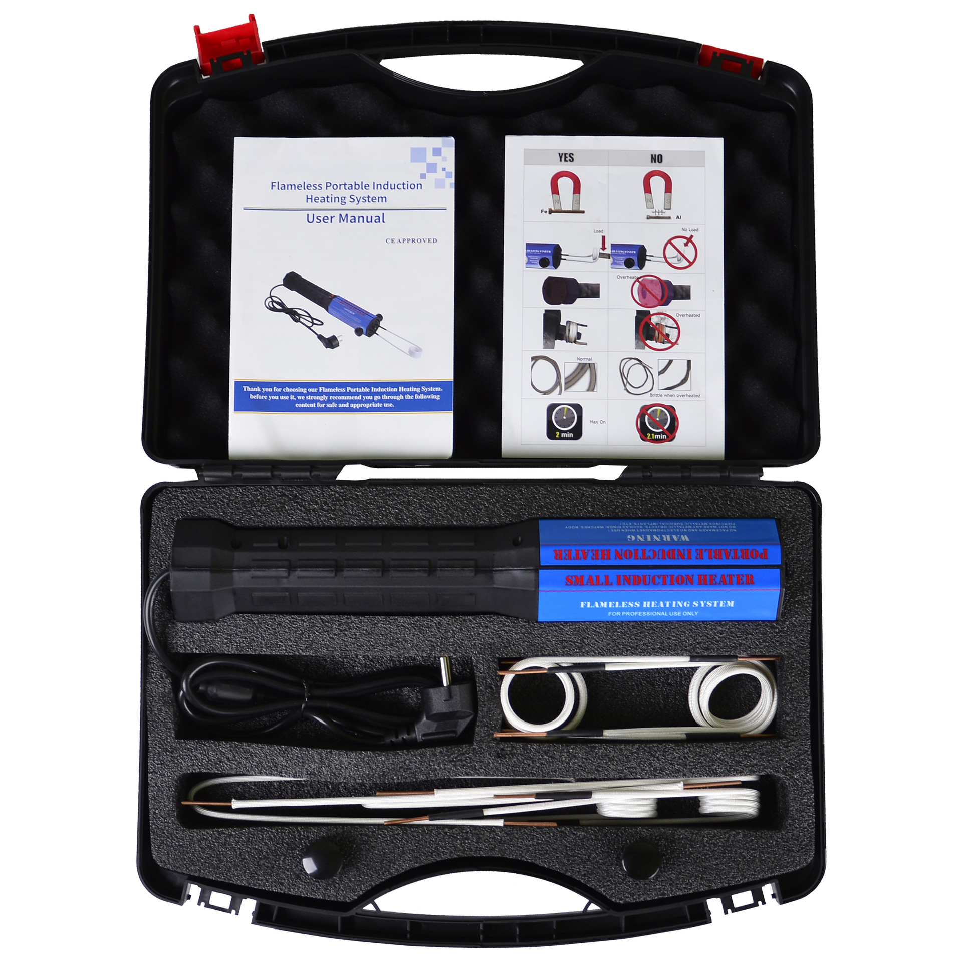 1.3KW电磁感应一体式加热器 维修工具必备 可拆生锈螺丝螺母