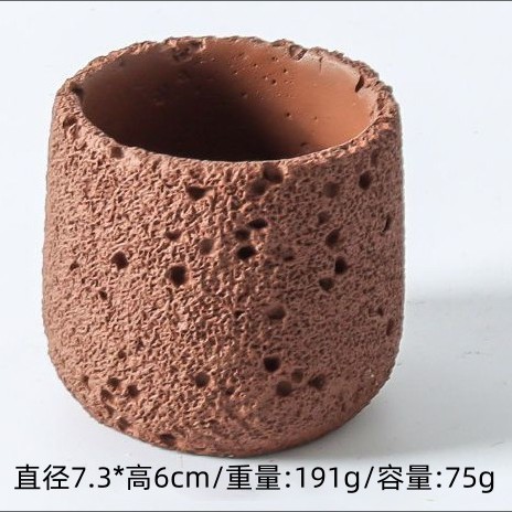 国境を越えたセメント宇宙の質感アロマキャンドルカップdiyキャンドルカップ空カップ拡香石無火雰囲気容器振り子