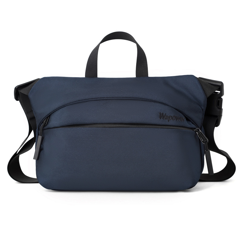 WEPOWER nuevo bolso de pecho simple, bolso de negocios coreano para hombres, bolso de hombro para móviles deportivos casuales.