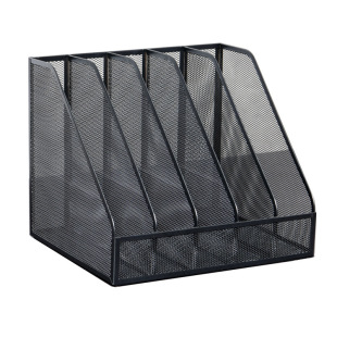 A4 Desktop File Rack Metal File Frame Office Multi-Layer Storage Box Book Information Rack Iron Art Di Peng