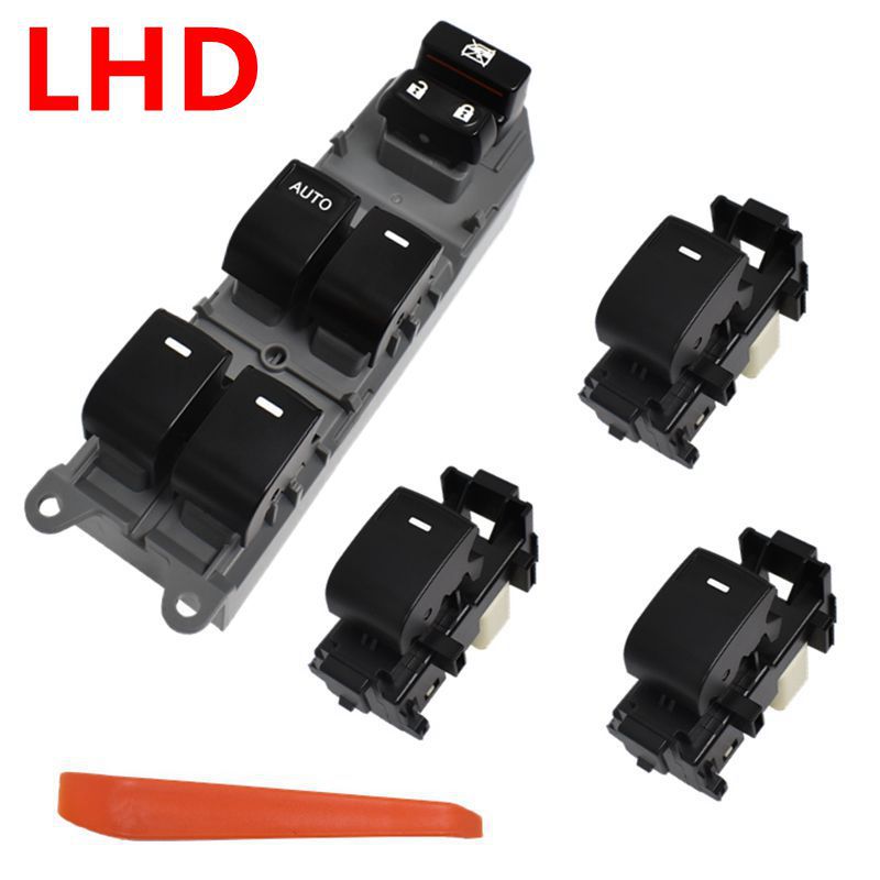 Adecuado para Camry Highlander Yali Shirong RAV4 interruptor elevador de vidrio LED ventana botón Luz image 5